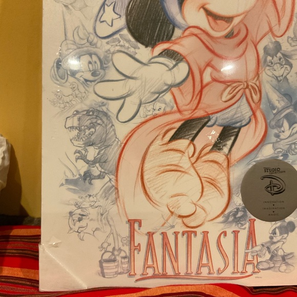 Disney Art Mickey Mouse Fantasia on Canvas Wall Art the Studio Collection NEW - Picture 5 of 15